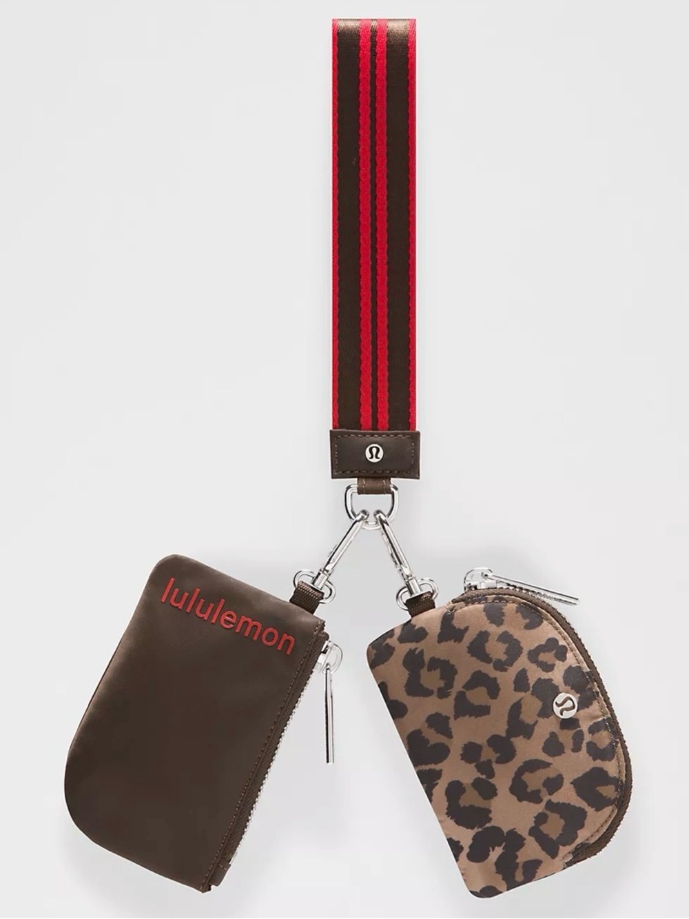 lululemon athletica Dual Pouch Wristlet Leopard
